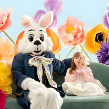 A Special Visit with the Caring Bunny at Gurnee Millls